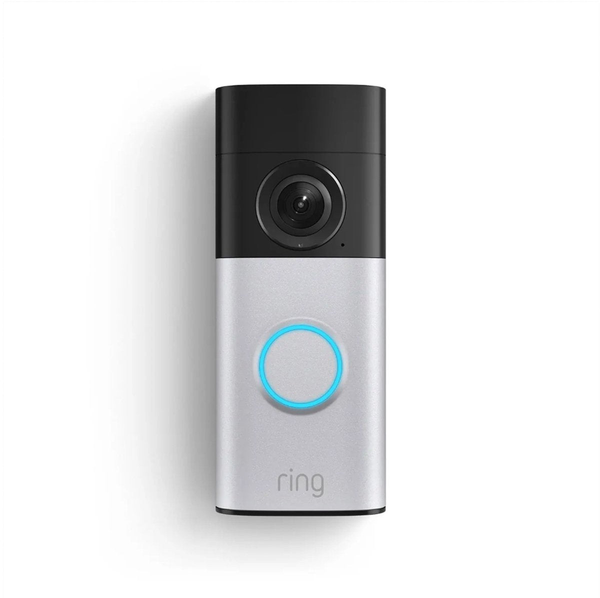 Ring wired video doorbell plus - satijn nickel - vaste aansluiting - retinal 2k