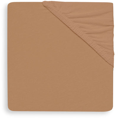 Jollein - baby hoeslaken jersey (biscuit) - katoen - hoeslaken wieg - 40 50x80 90cm