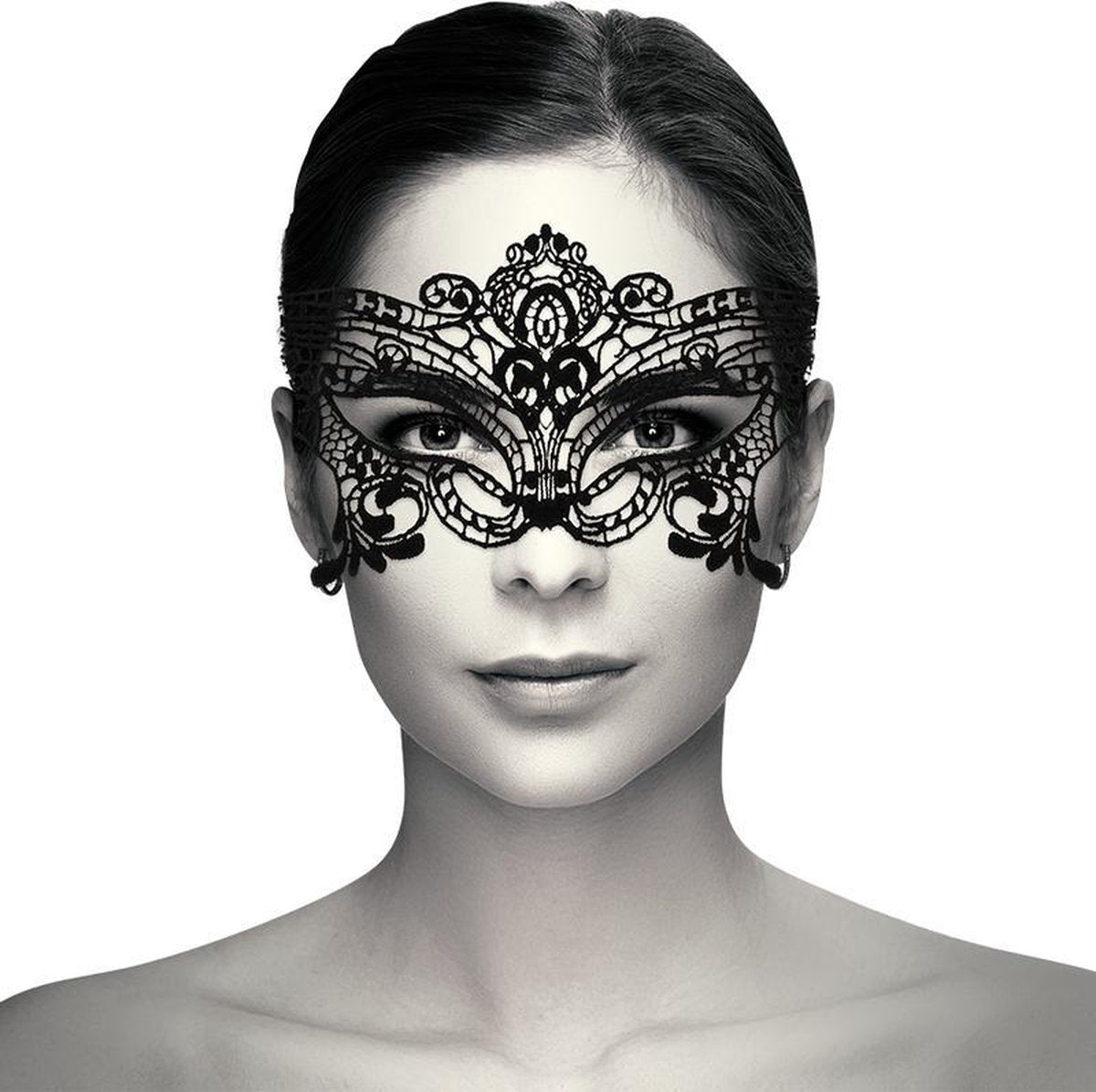 Coquette chic desire - lace mask black