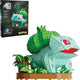 4d build - pokémon bulbasaur - 3d-modelset - pokémon-verzamelobjecten, kanto-starterverzameling, bureaudecoratie, bouwspeelgoed, 3d-puzzels, 195 stukjes