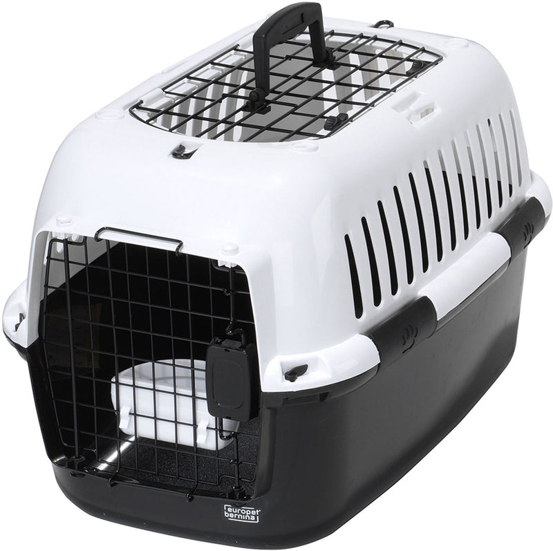 Ebi adventurer 60 - reismand - transportbox - hond kat - 57x38x38cm zwart wit