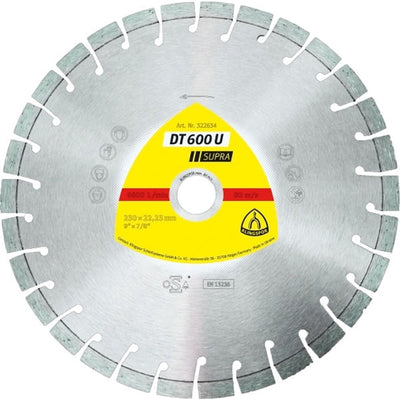Klingspor diamantdoorslijpschijf dt 600 u supra d.230mm boring.22...
