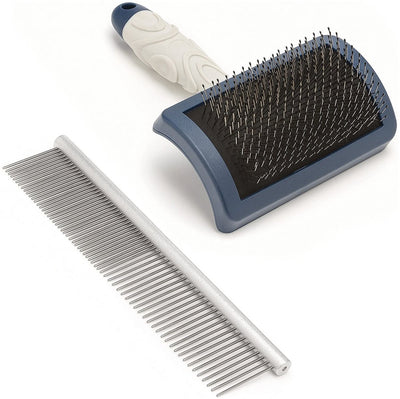 Mikki doodle grooming kit met kam en slickerborstel
