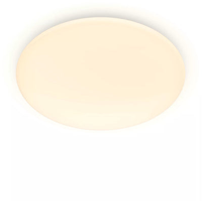 Philips led philips moire plafondlamp - koelwit licht: 4000k - wit - rond - 20w - diameter: 38 cm