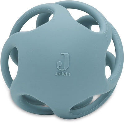 Jollein baby bijtring bal siliconen - ø 9.5cm - sea green