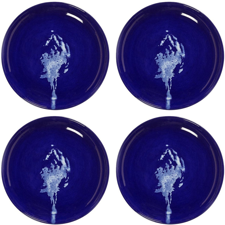 Serax - ottolenghi feast - bord xs - donkerblauw wit - 16 ø - 4 stuks
