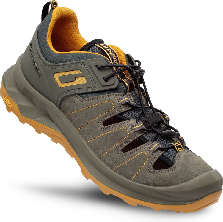 Grisport safari low unisex wandelschoenen - green yellow