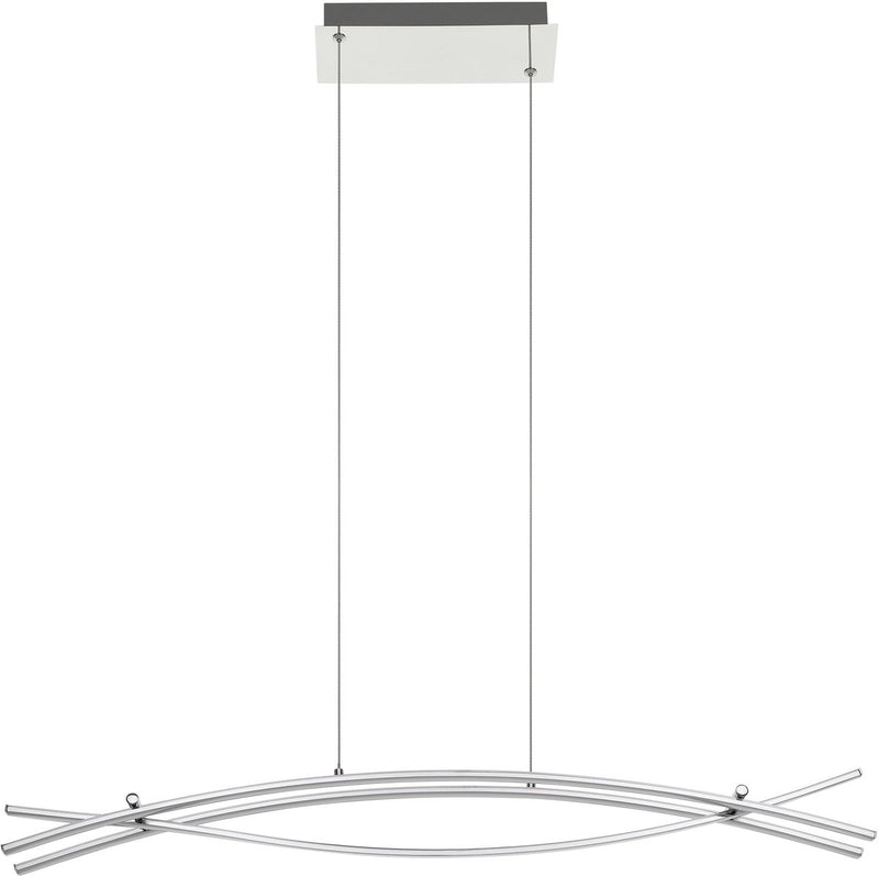 Eglo nevado hanglamp - led - 90 cm - chroom wit