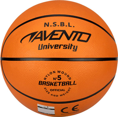 Avento basketbal maat 5 - junior squad - oranje zwart 5