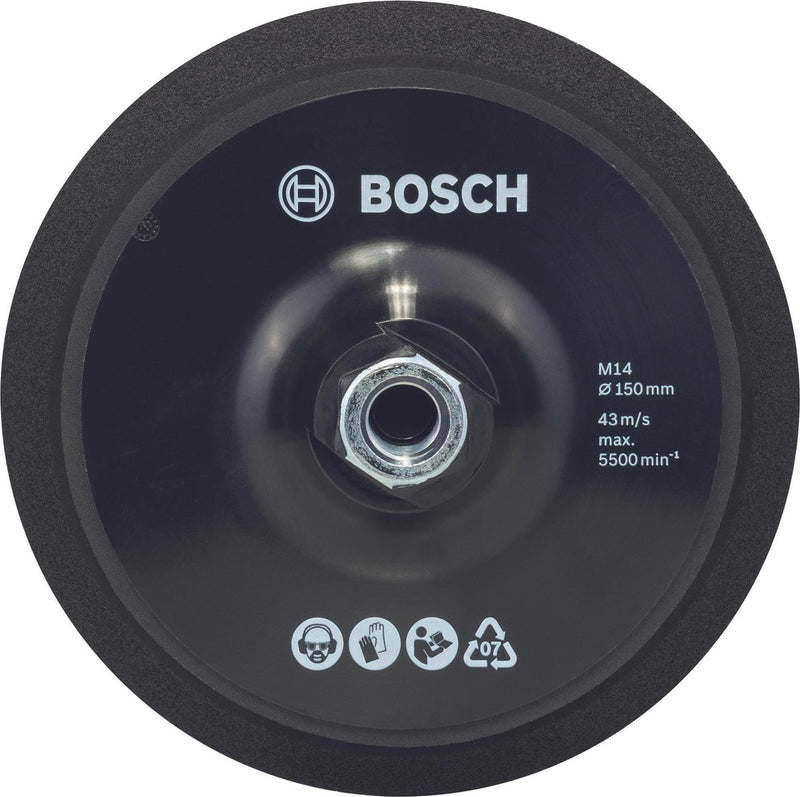 Bosch steunschijf m 14 - ø 150 mm - met klithechting