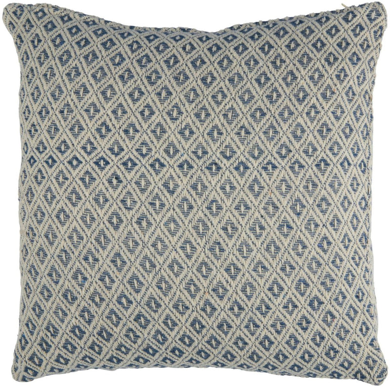 Arti casa sierkussen - 45x45 cm - decoratief kussen - zacht en comfortabel - voor bank en bed - blauw