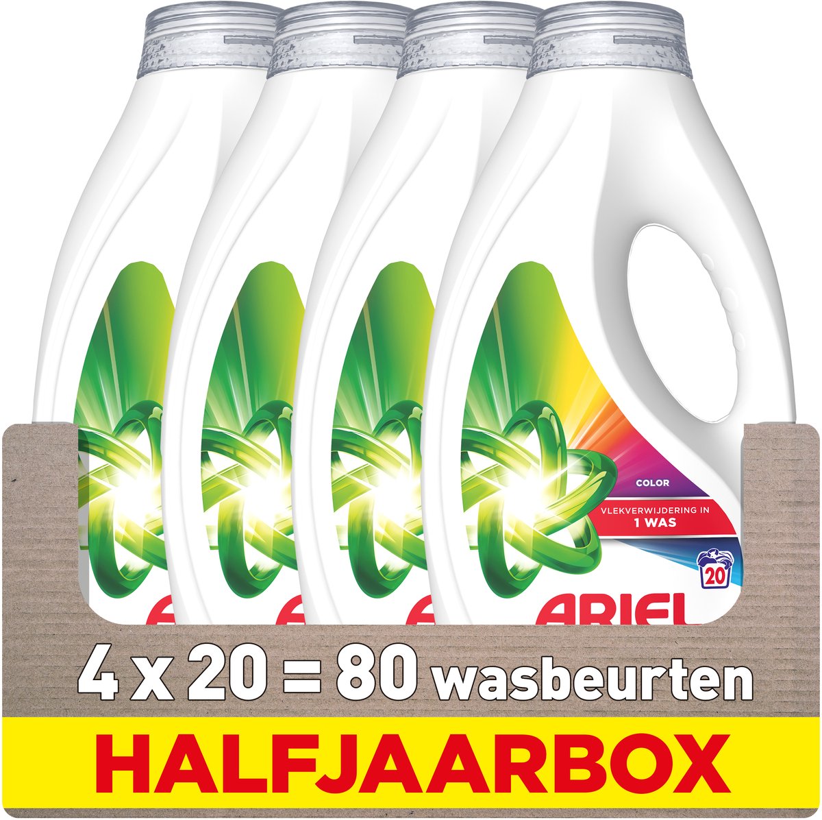 Ariel vloeibaar wasmiddel kleur - 4 x 20 wasbeurten