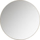 Woood doutzen spiegel - metaal - goud - 115x115x5