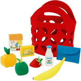 Goki winkeltas met boodschappen vilt, 9dlg. - afbeelding 1