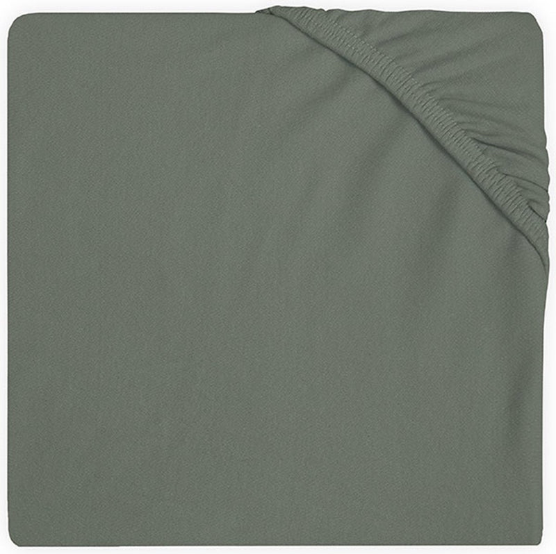 Jollein - baby hoeslaken ledikant jersey (ash green) - katoen - 60x120cm