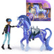 Unicorn academy - rory storm-set met 2 rijaccessoires en haarstyler - poppen en eenhoornspeelgoed