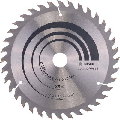 Bosch accessoires cirkzb standard wood �165x1.7x20x36t