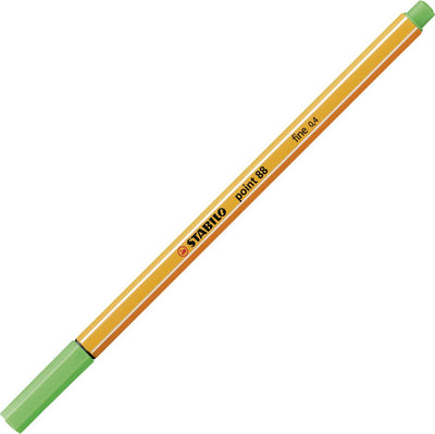 Stabilo point 88 - fineliner 0,4 mm - loofgroen - per stuk