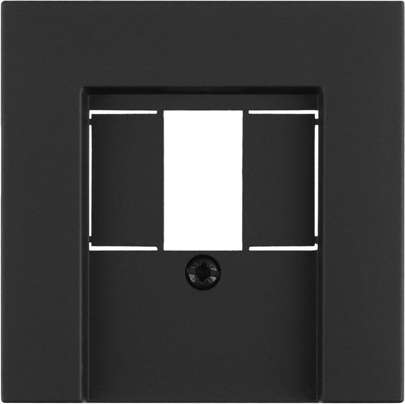 Gira e2 afdekplaat - tae usb - zwart