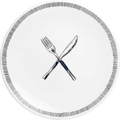 Blond amsterdam - x noir - onbijtbord - fork knife - ø 22 cm