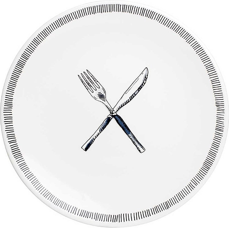 Blond amsterdam - x noir - onbijtbord - fork knife - ø 22 cm