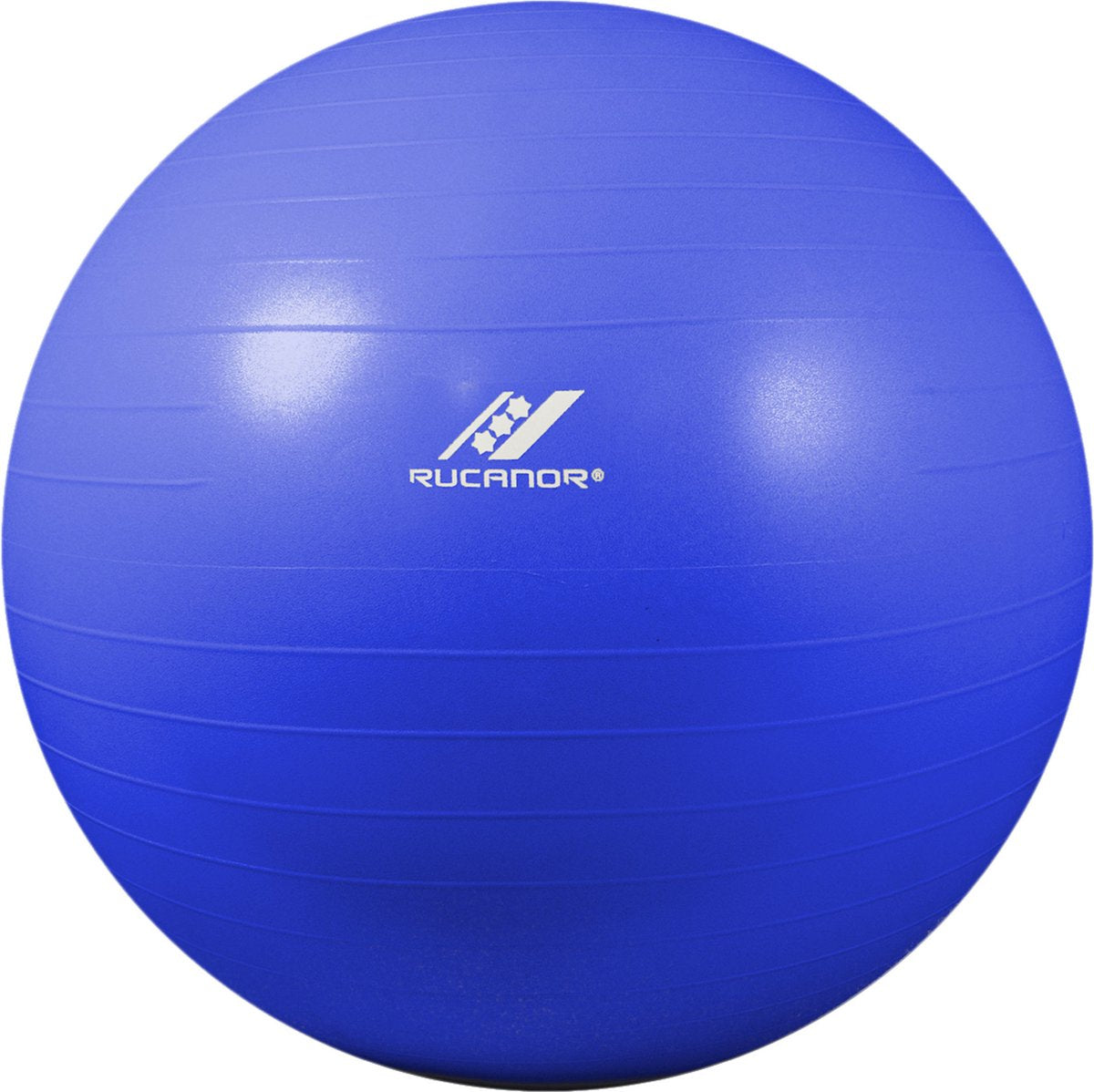 Rucanor fitness gymbal met handpomp 90 cm pvc blauw