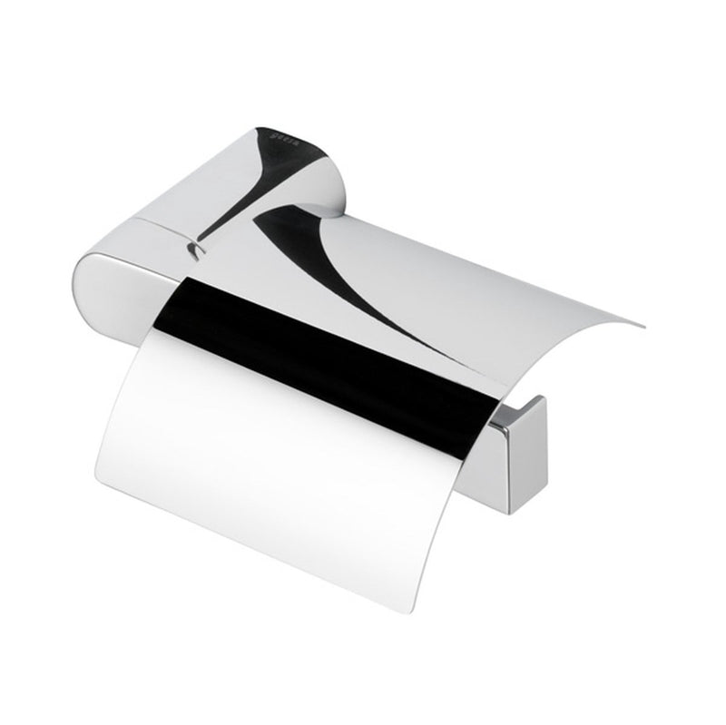 Geesa wynk toiletrolhouder met klep - rechts - chroom