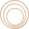 Creativ company bamboe ringen 15,3-25,5 cm naturel 3 stuks