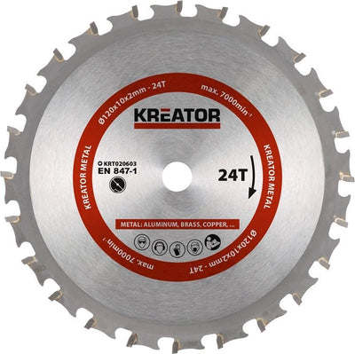 Kreator krt020603 zaagblad hout - 120mm24t