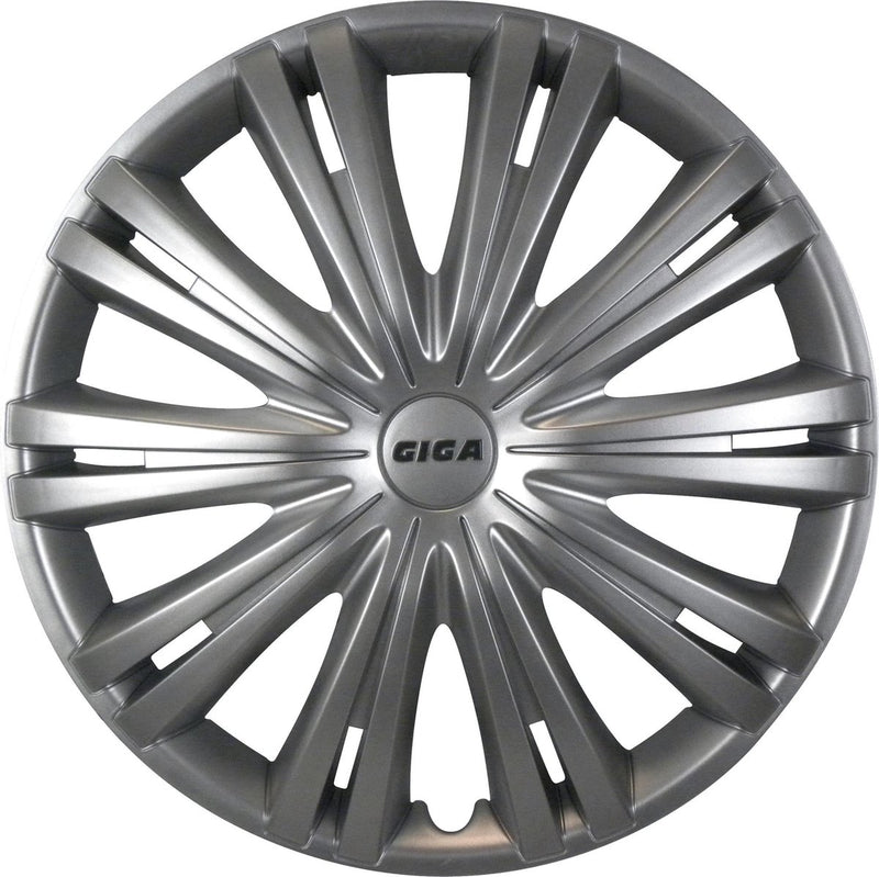 Carpoint wieldoppen giga 16 inch abs zilver set van 4