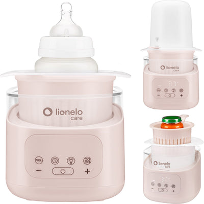 Lionelo thermup 4.0 flessenwarmer – met unieke uitneembare container – 400w snel opwarmen – 6 functies incl. steriliseren ontdooien – nachtlampje met 3 standen – touchscreen – temperatuurregeling 25-100°c – veilig hygiënisch design