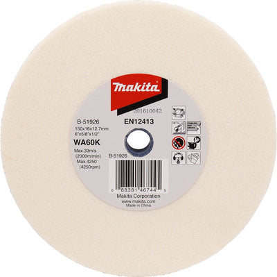 Makita slijpsteen 150x16x12,7mm wa60k - b-51926