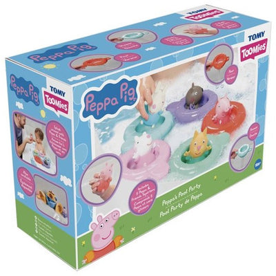 Tomy toomies peppa pig badspeelgoed - peppas pool party - sensorisch speelgoed.