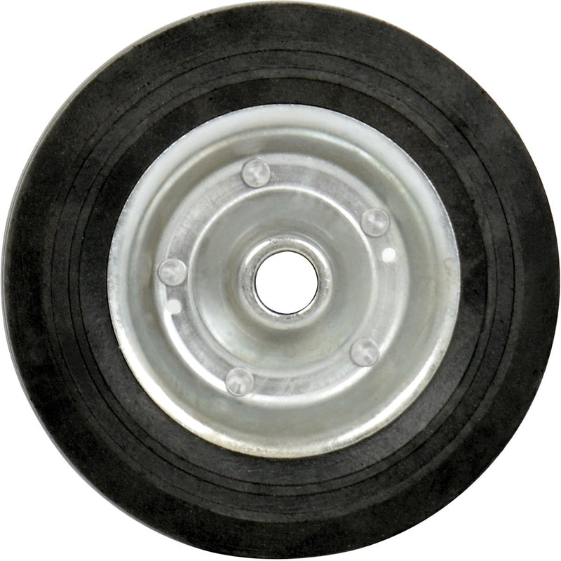 Carpoint reservewiel voor neuswiel – 200 x 60 mm – massief rubber – metalen velg – belastbaar tot 250 kg – lekvrij vervangingswiel