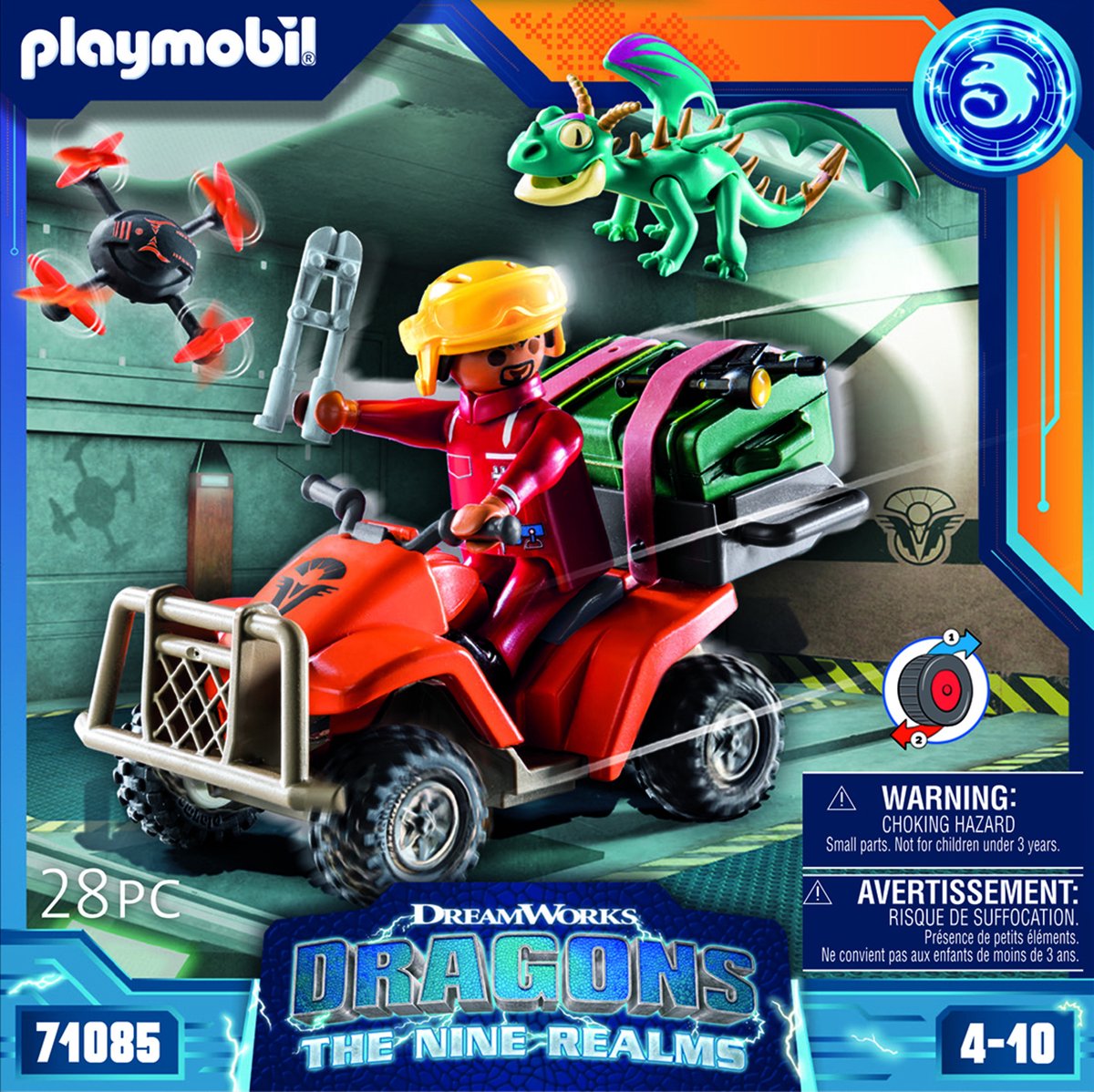 Playmobil how to train your dragon dragons: the nine realms - icaris quad phil - 71085