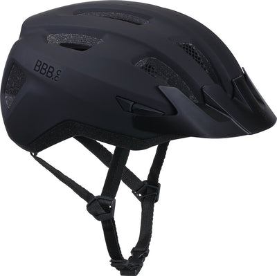 Bbb cycling racefiets helm - large: 58 - 62 cm - wielrennen, mtb stadfiets - wasbare padding - met bevestiging achterlicht - fietshelm dames heren - mat zwart - condor 2.0 bhe-173