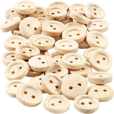 Creativ company cc houten knopen 11 mm 50 stuks