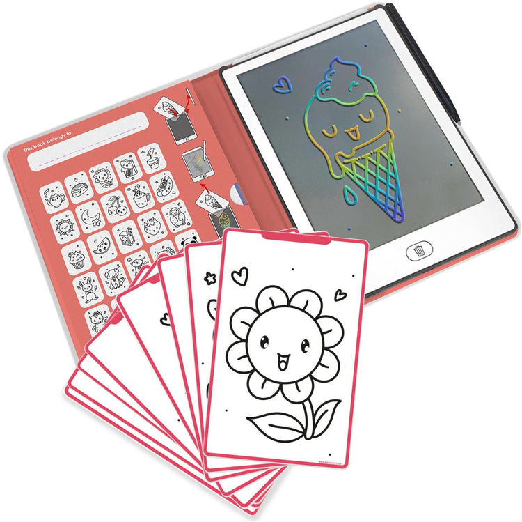 Kidywolf - kidydraw mini tekentablet voor kinderen - kawai thema - educatief - 4+ jaar