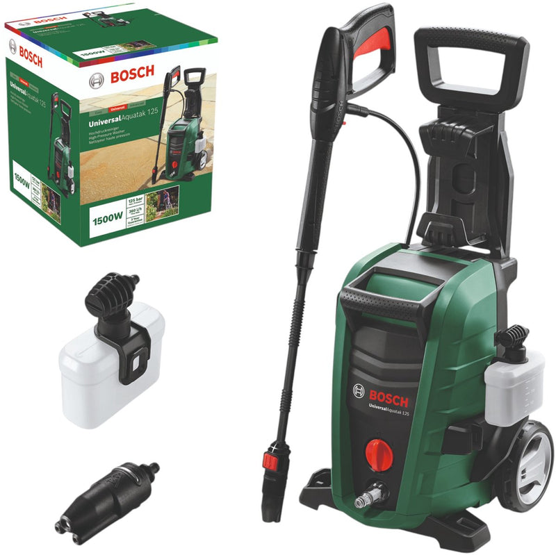 Bosch universal aquatak 125 hogedrukreiniger - op snoer - 1500 w - 125 bar