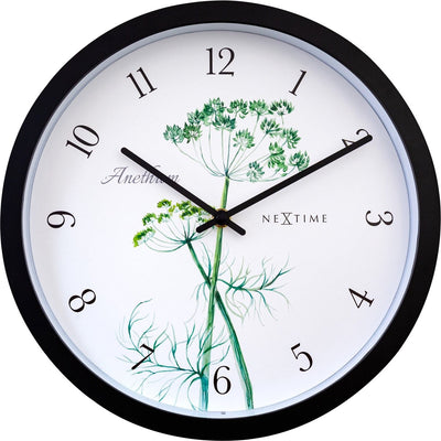 Nextime anethium – buitenklok – 30.5 cm – metaal – wit – weerbestendig