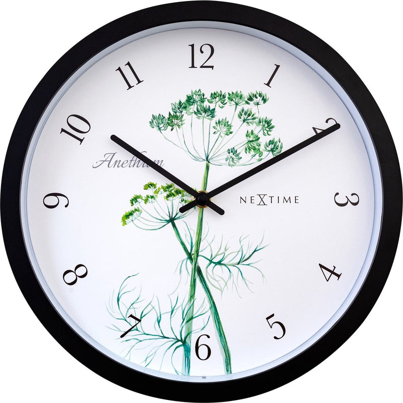 Nextime anethium – buitenklok – 30.5 cm – metaal – wit – weerbestendig