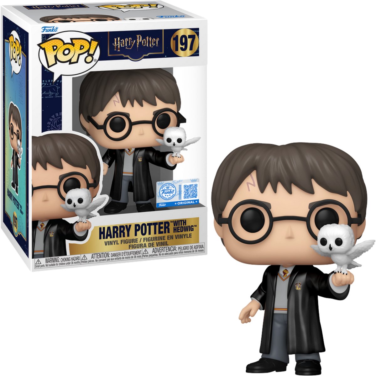 Funko pop! harry potter 197 harry with hedwig exclusive
