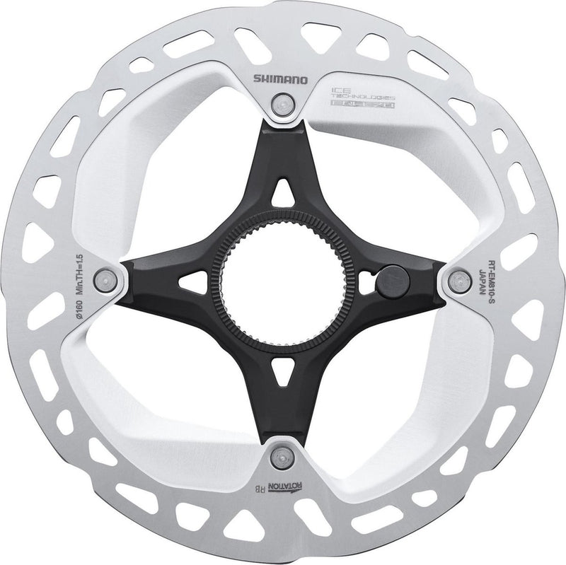 Shimano | remschijf rt-em810 160mm center-lock (xt - ultegra)