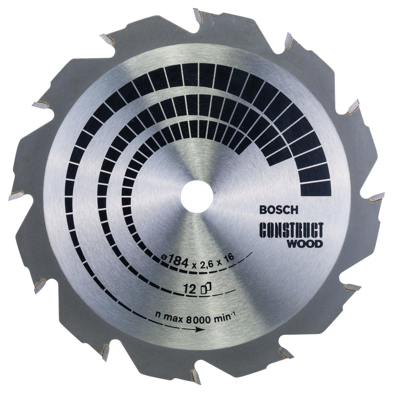 Bosch cirkzb constr. wood 184x16x2,6 12t fwf