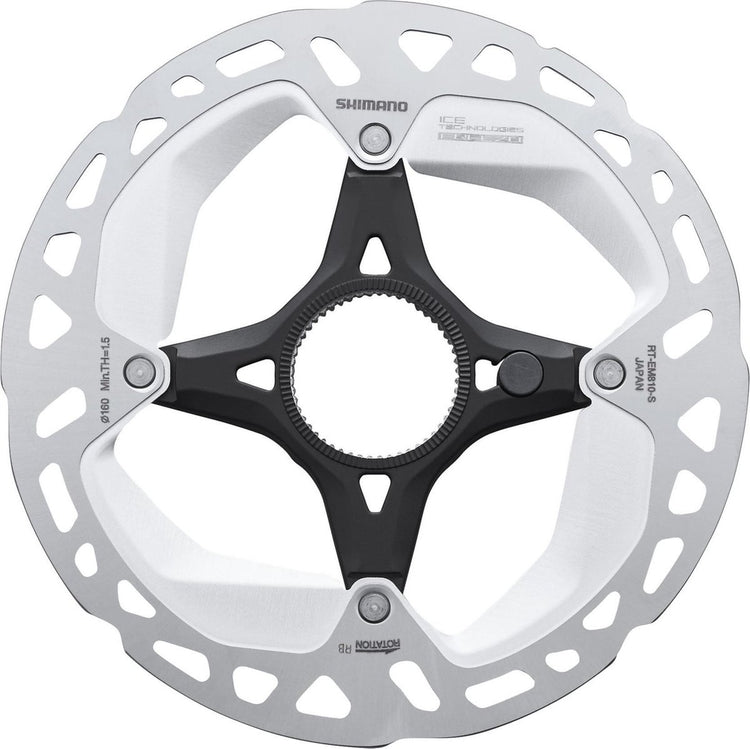 Shimano | remschijf rt-em810 160mm center-lock (xt - ultegra)