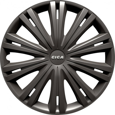 wieldoppen Giga 15 inch ABS antraciet set van 4