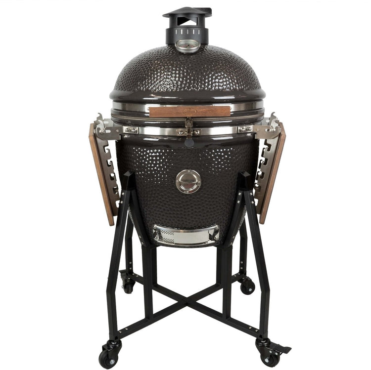 Grizzly grills kamado elite large - barbecue - ø46cm ø18inch - zwart - compleet