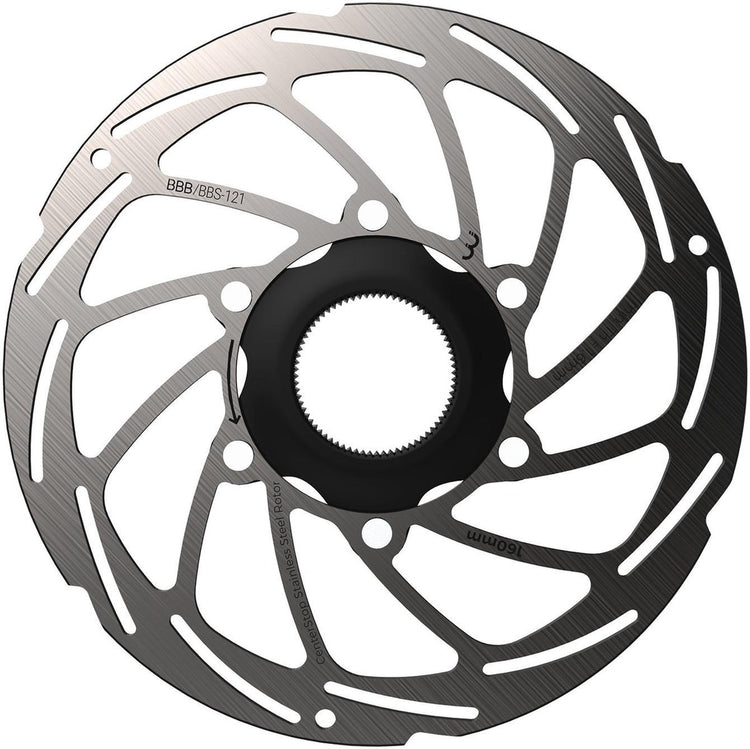 Bbb cycling schijfrem centerstop center lock remschijf bbs-121 - zilver - 160 mm