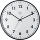 Nextime nxt new – wandklok – 40 cm – plastic – zwart – stil