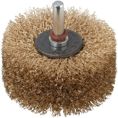 Wolfcraft - boormachine staalborstel voor hout - ø 80 mm - balken renoveren - 2265000